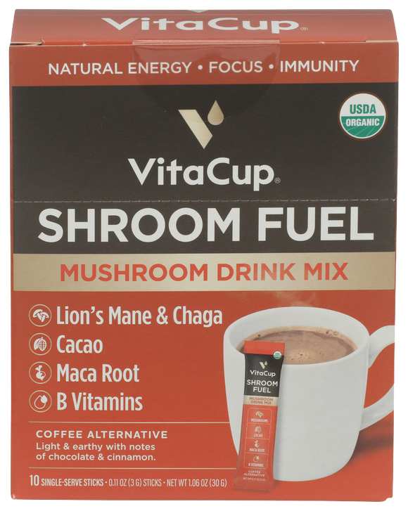 VitaCup Organic Instant Mushroom Coffee - 10 PC