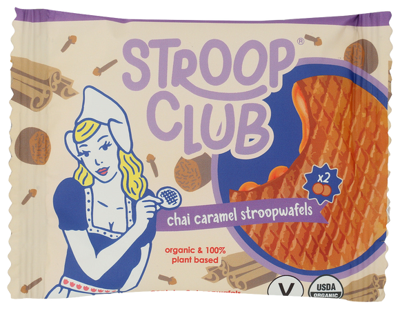 Stroop Club Chai Caramel Stroopwafels - 2.1 OZ