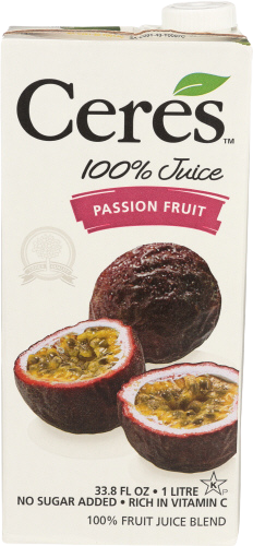 Ceres Passion Fruit Juice - 33.8 FO