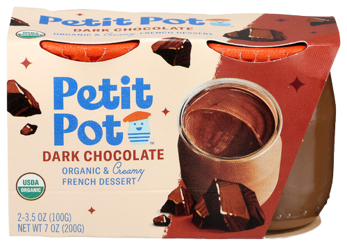 Petit Pot Dark Chocolate French Pudding - 8 OZ