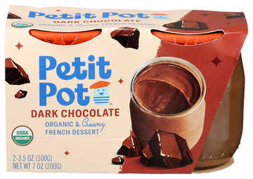 Petit Pot Dark Chocolate French Pudding - 8 OZ