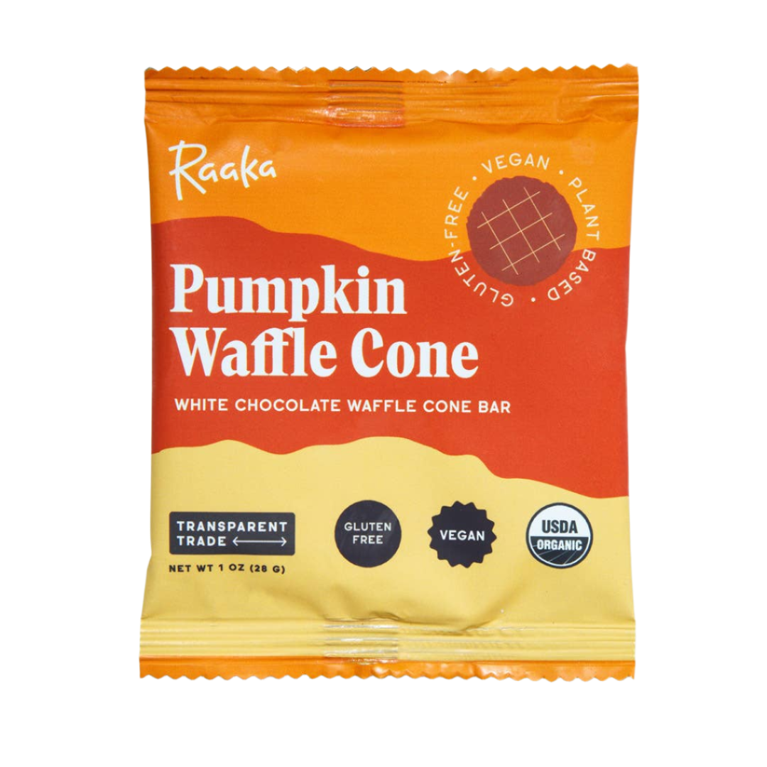 Pumpkin White Chocolate Waffle Cone Bar - Halloween Limited