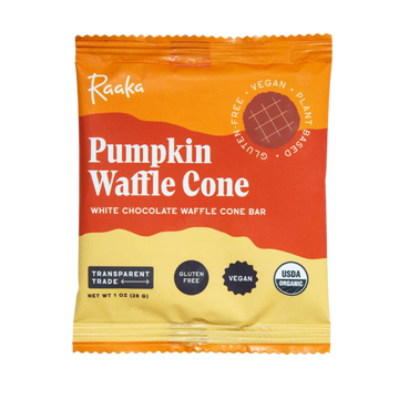 Pumpkin White Chocolate Waffle Cone Bar - Halloween Limited