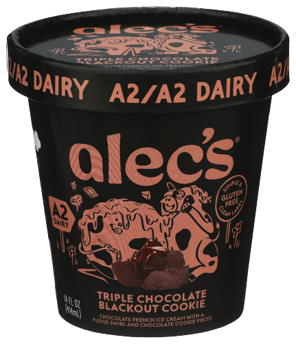 Alec's Triple Chocolate Blackout Cookie Ice Cream - 14 FO