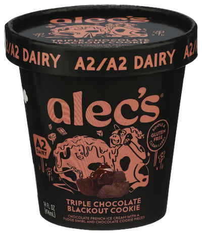 Alec's Triple Chocolate Blackout Cookie Ice Cream - 14 FO