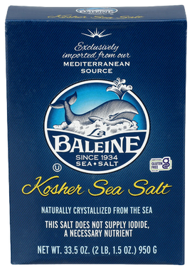 La Baleine Kosher Sea Salt - 33.5 OZ