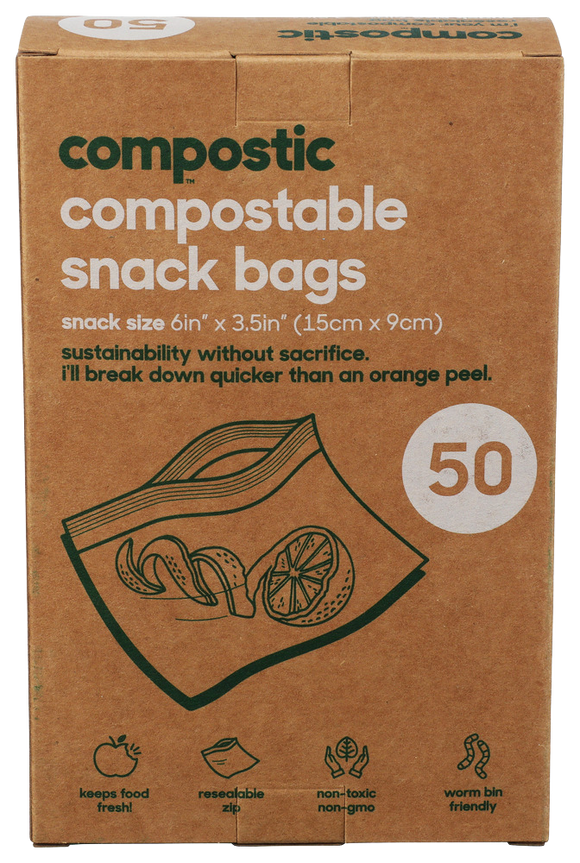 Compostic Snack Bags - 5O BG