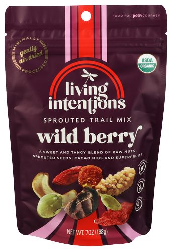 Living Intentions Sprouted Wild Berry Trail Mix - 7 OZ