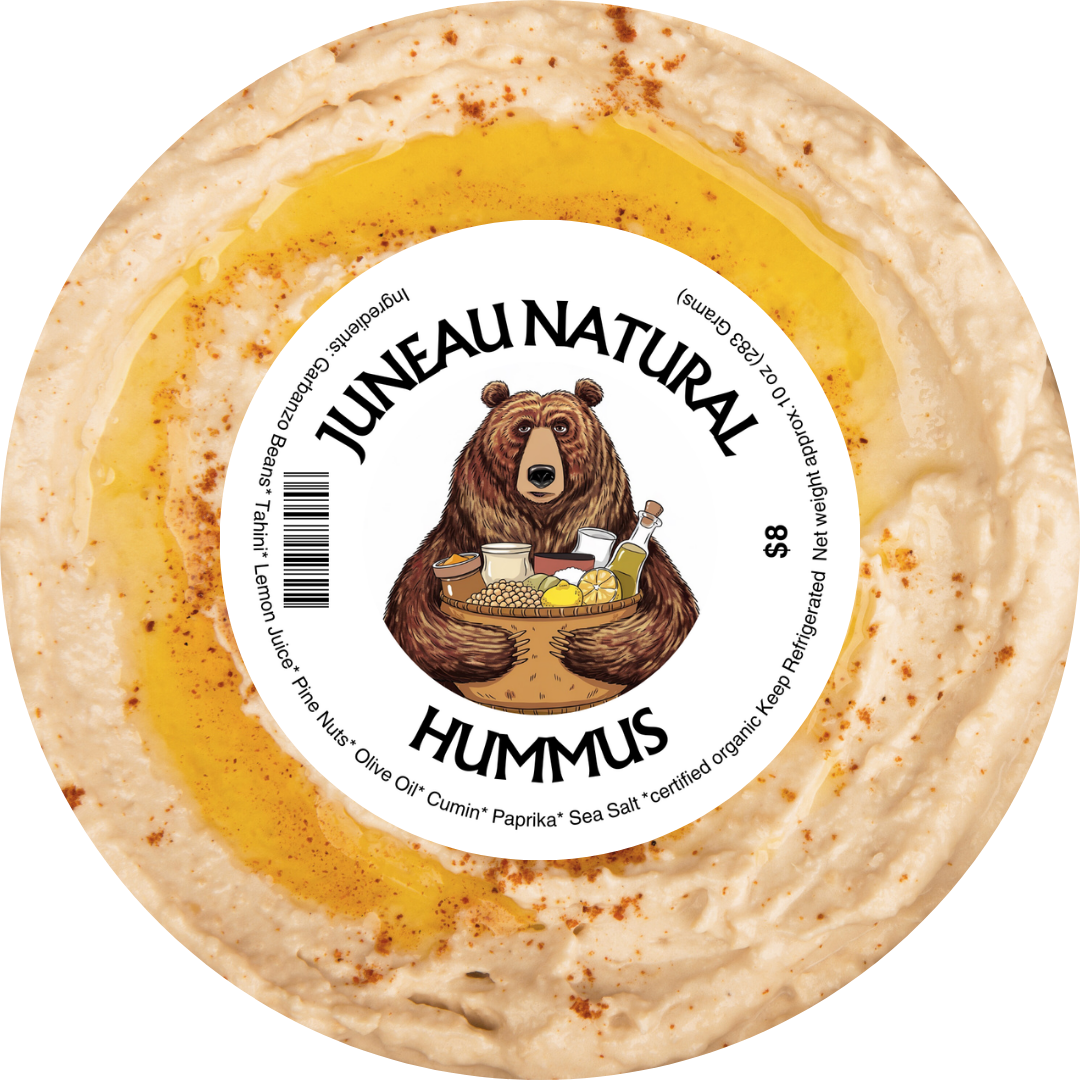 Juneau Natural Hummus - 10 OZ