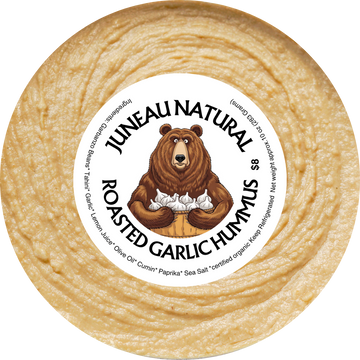 Juneau Natural Roasted Garlic Hummus - 10 OZ