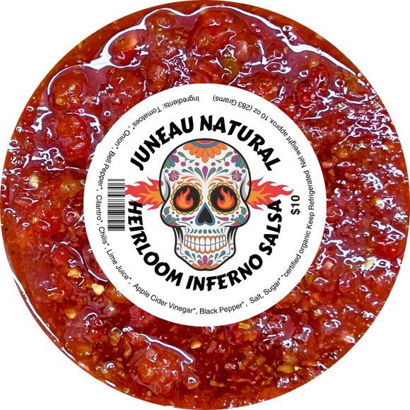 Heirloom Inferno Organic Fresh Salsa