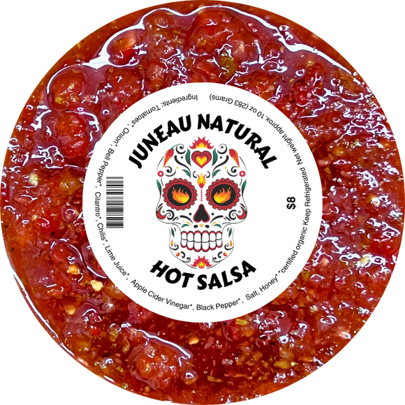 Organic Fresh Hot Salsa - 10 OZ