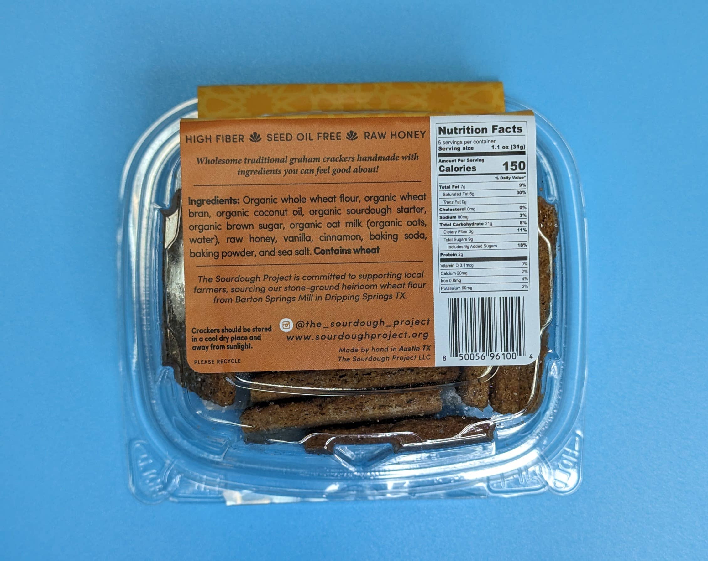 Honey Cinnamon Sourdough Graham Crackers-4
