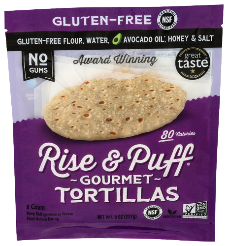 Rise N Puff Gluten Free Tortillas - 8 CT