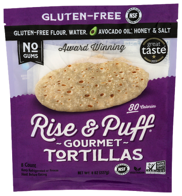 Rise N Puff Gluten Free Tortillas - 8 CT