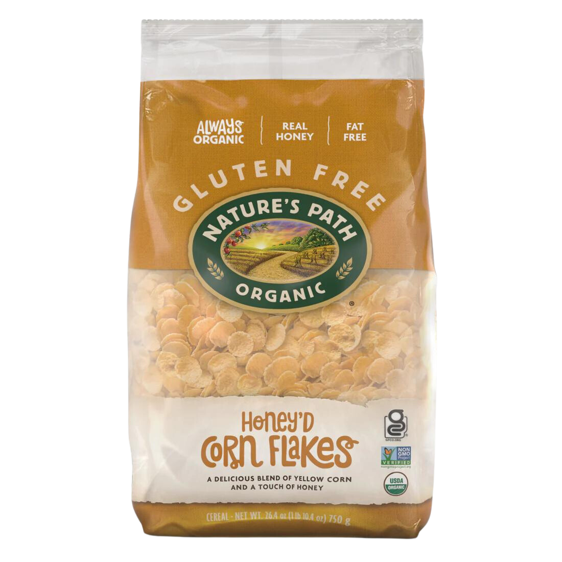 Organic Honey'd Corn Flakes - 26.4 OZ