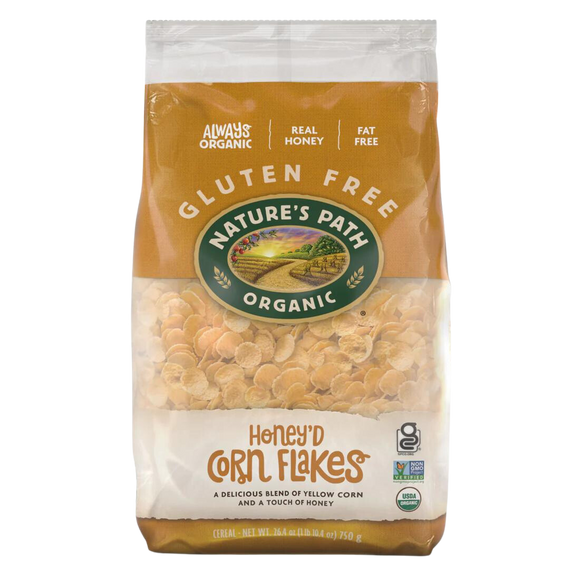 Natures Path Honey'd Corn Flakes - 26.4 OZ