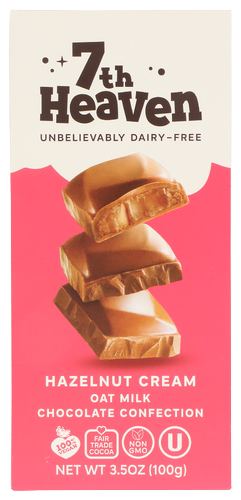 Hazelnut Cream Oat Milk Chocolate Bar - 3.5 OZ
