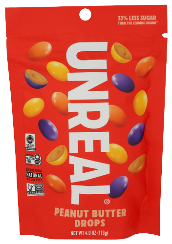 Unreal Peanut Butter Drops - 4 OZ