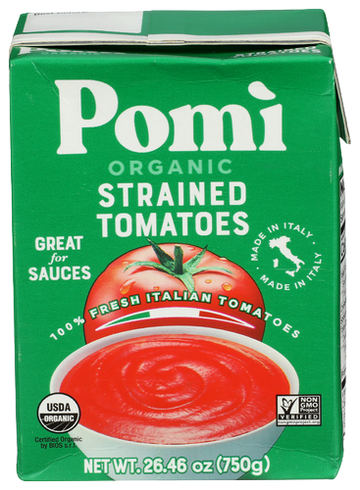 Pomi Organic Strained Tomatoes - 26.46 OZ