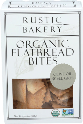 Rustic Bakery Olive Oil Flatbread Bites - 4 OZ