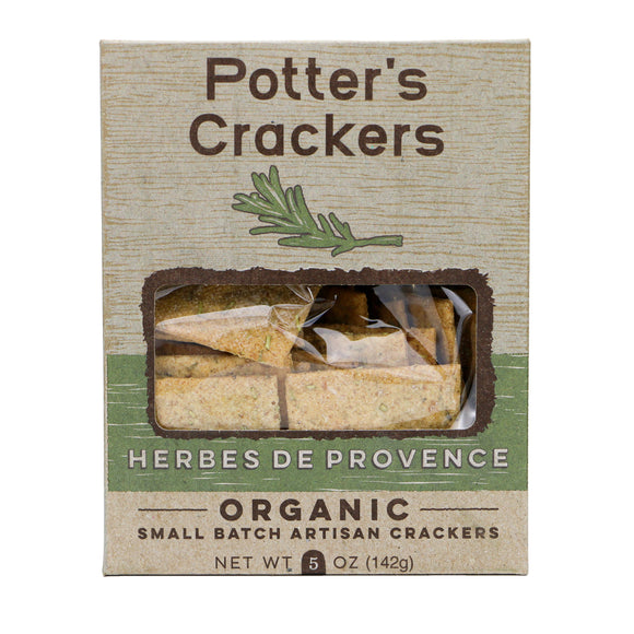 Potter's Crackers Organic Herbes de Provence Crackers - 5 OZ