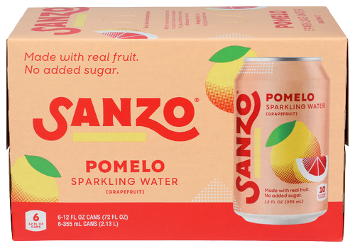 Pomelo Sparkling Water 6 PK - 72 FO