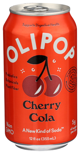 Olipop Cherry Cola Sparkling Tonic - 12 FO