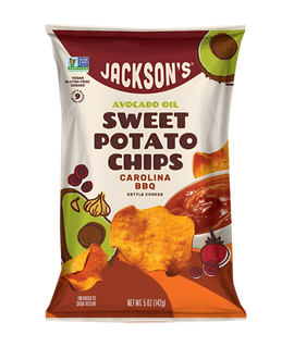 Carolina BBQ Sweet Potato Chips with Avocado Oil - 5 OZ