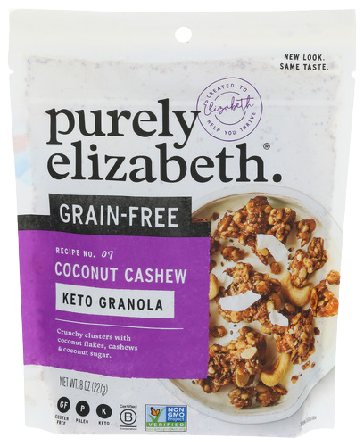 Grain Free Coconut Cashew Keto Granola - 8 OZ