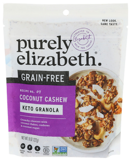 Grain Free Coconut Cashew Keto Granola - 8 OZ