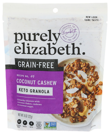 Grain Free Coconut Cashew Keto Granola - 8 OZ