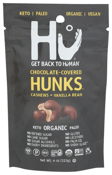 Hu Chocolate Covered Cashews + Vanilla Bean - 4 OZ