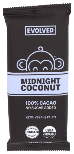 Organic Midnight Coconut Chocolate Bar - 2.3 OZ