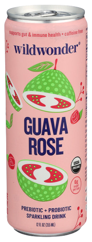 Organic Guava Rose Sparkling Drink - 12 FO