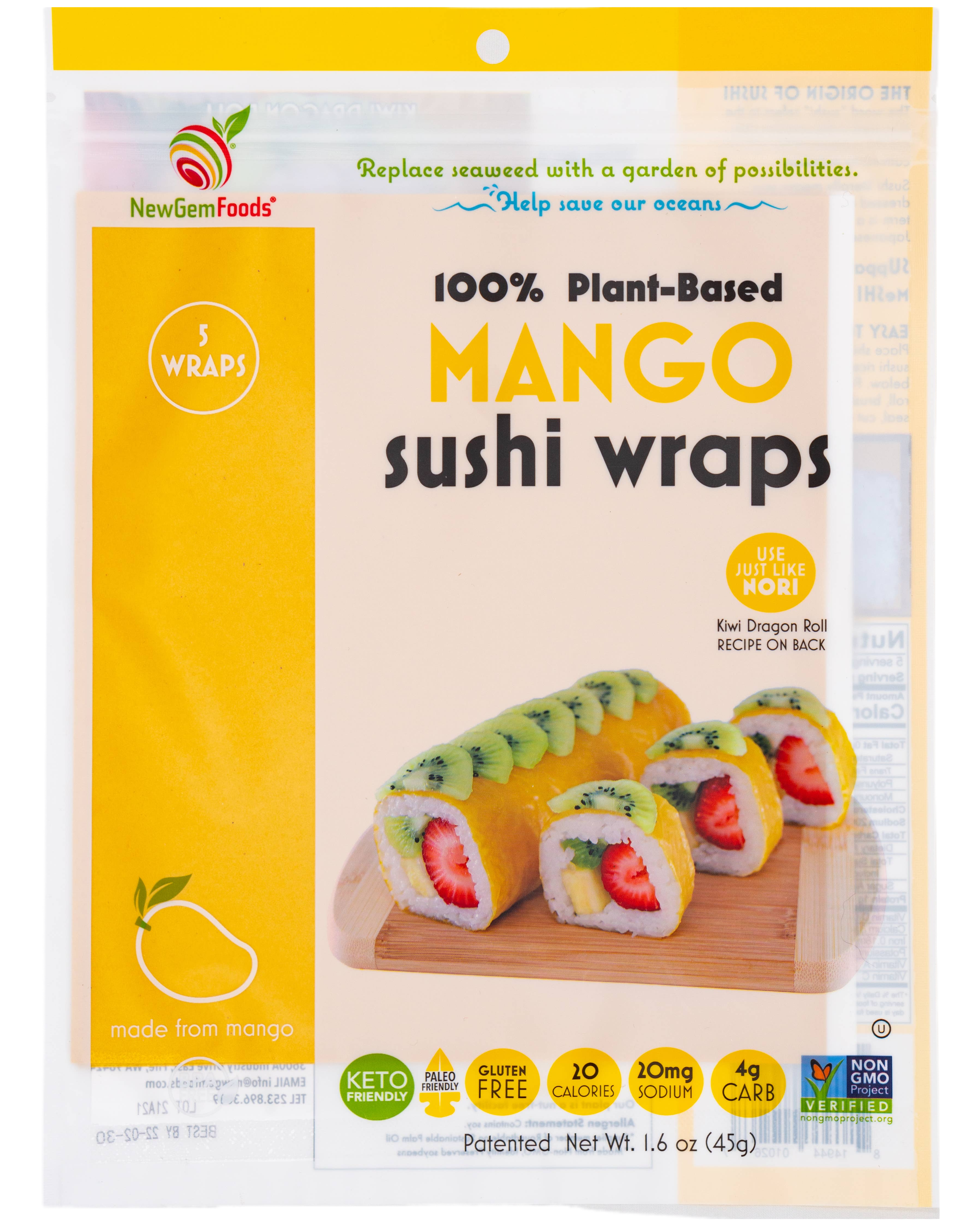 Mango - 5pk Sushi Wraps