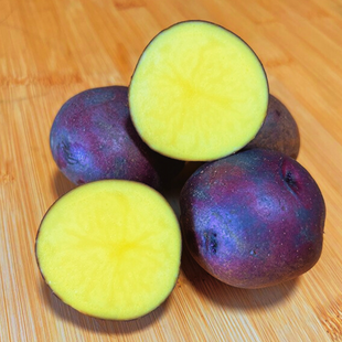Organic Heritage Huckleberry Gold Potatoes - PER LB