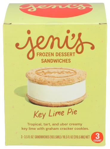Jenis Key Lime Pie Ice Cream Sandwich - 10.5 OZ