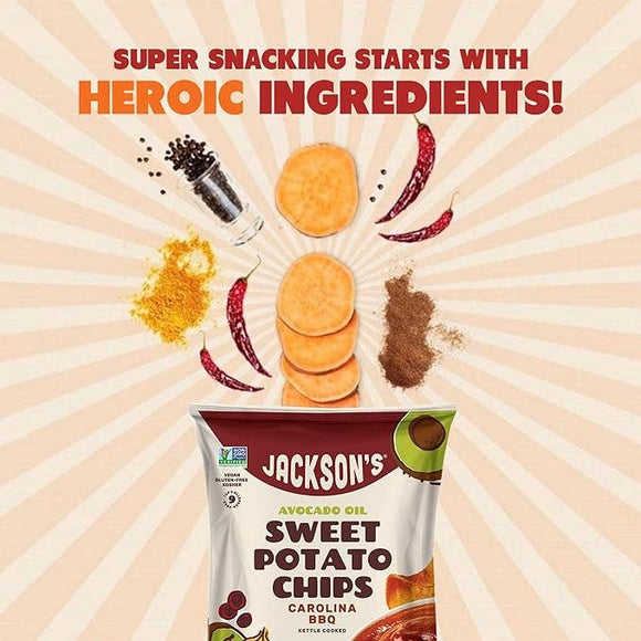 Carolina BBQ Sweet Potato Chips 1.5oz (Avacado Oil/ Non-GMO)