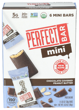 Chocolate Covered Peanut Butter Mini Bars - 6 CT