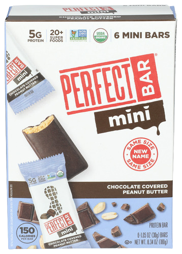 Chocolate Covered Peanut Butter Mini Bars - 6 CT