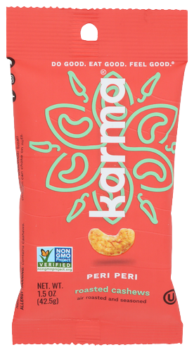 Karma Peri Peri Chili Roasted Cashews - 1.5 OZ