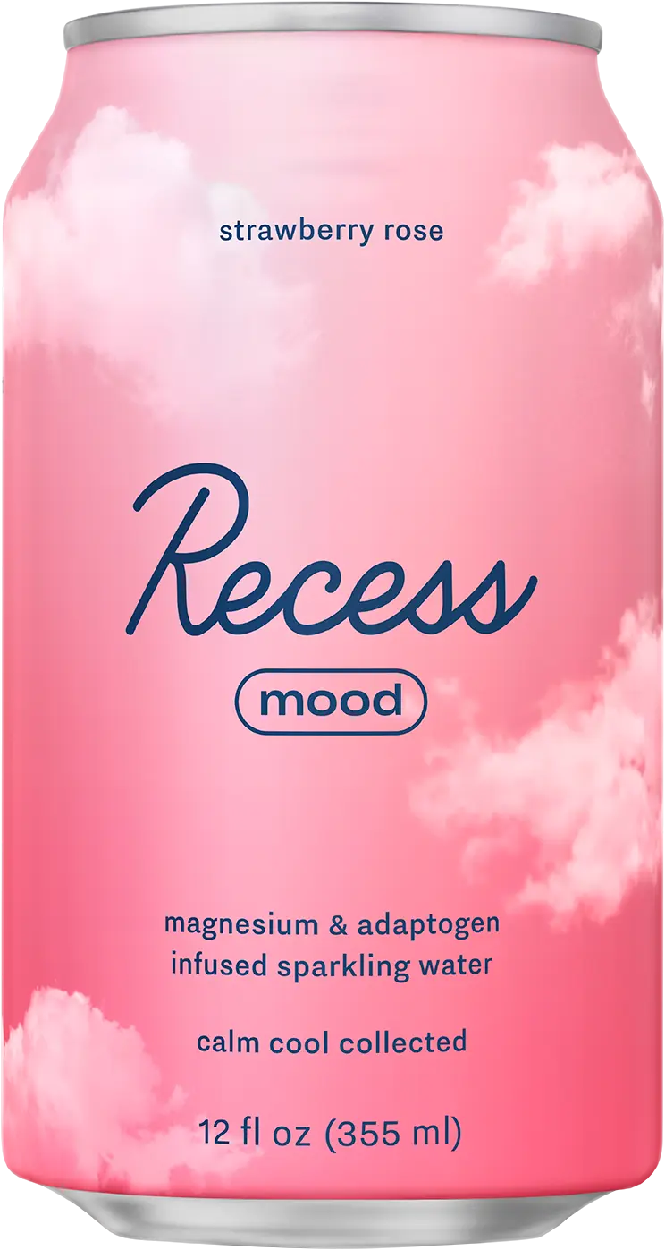 Recess Strawberry Rose Sparkling Water - 12 FO
