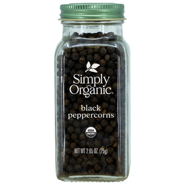 Organic Black Peppercorns - 2.65 OZ