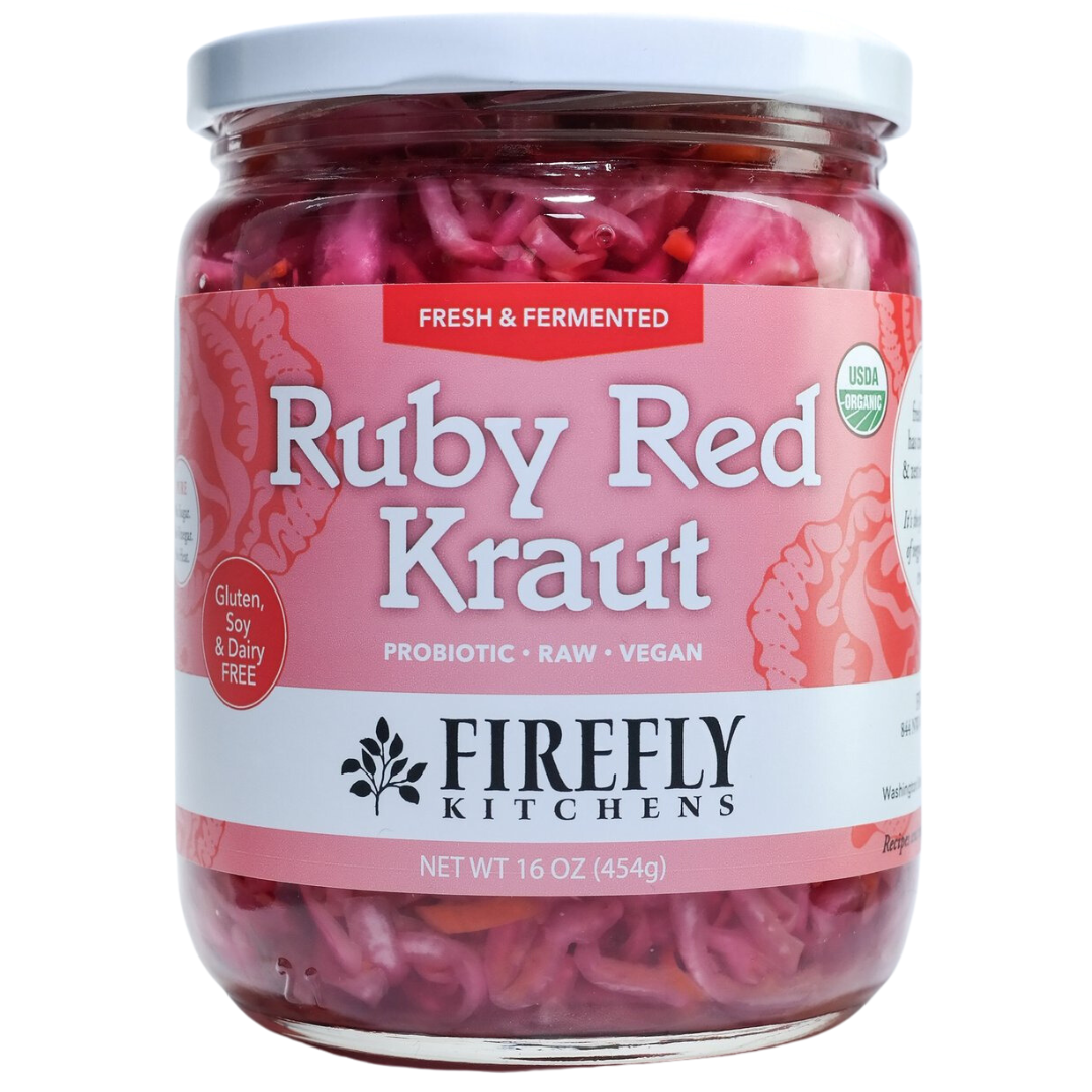 Organic Ruby Red Kraut - 16 OZ
