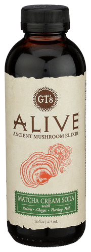 Matcha Cream Soda Alive Drink - 16 FO