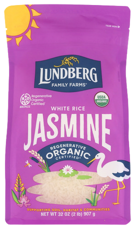 Organic White Jasmine Rice - 2 LB