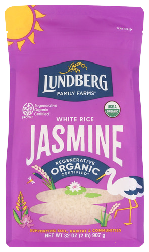 Organic White Jasmine Rice - 2 LB