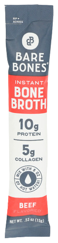 Bare Bones Beef Broth Single Serve - 0.5 OZ