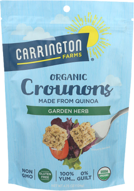 Carrington Farms Organic Garden Herb Crouons - 4.75 OZ
